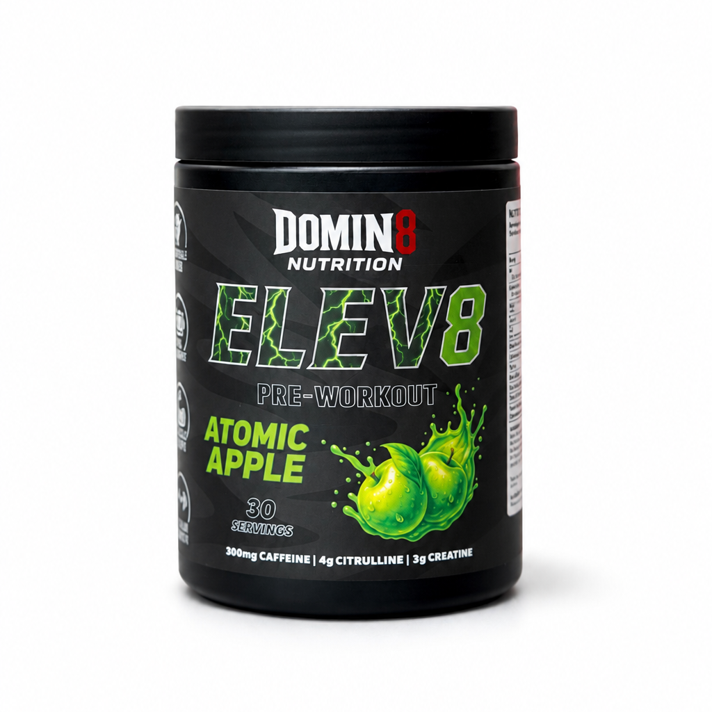 ELEV8 High Stim Pre-Workout | 300mg Caffeine | Focus, Energy & Pump | 30 Servings
