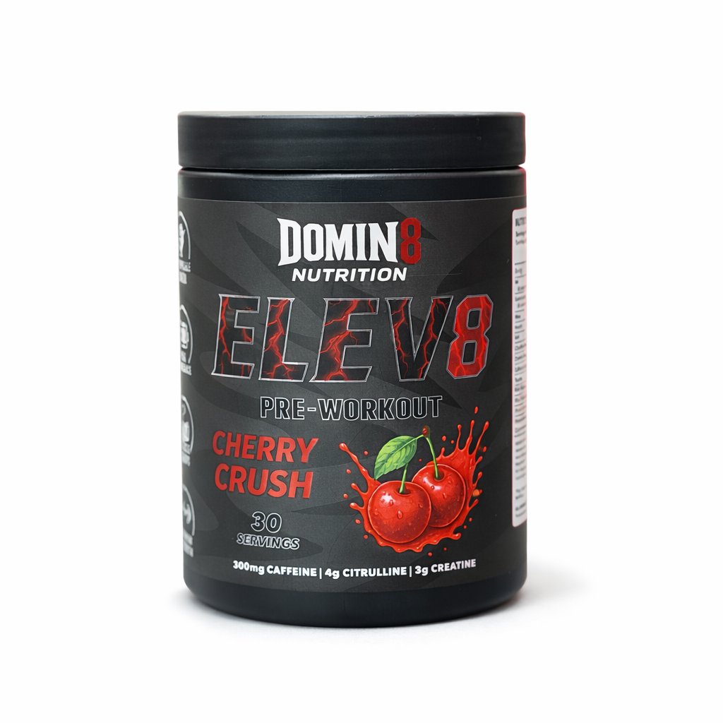 ELEV8 High Stim Pre-Workout | 300mg Caffeine | Focus, Energy & Pump | 30 Servings